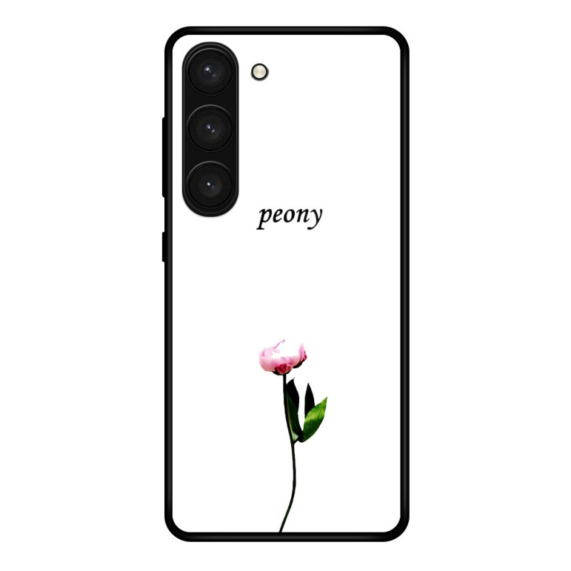 Samsung Galaxy S24 Plus 5G Kova kansi Peony lasi suojakotelo
