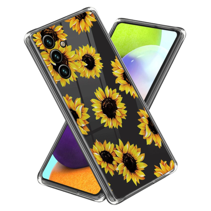 Samsung Galaxy A25 5G Auringonkukkien suojakuori
