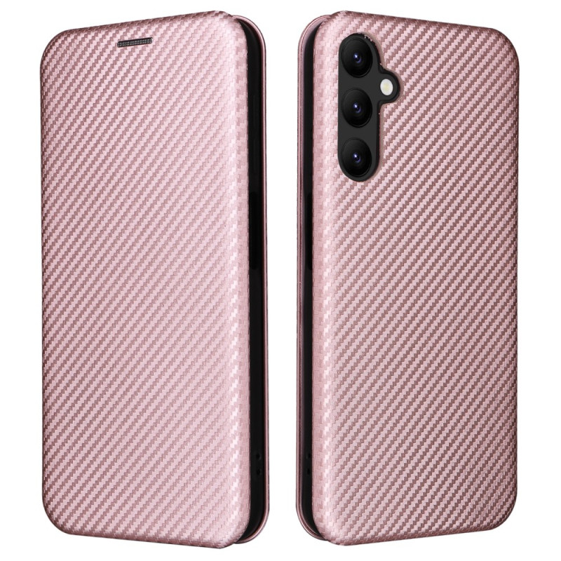 Flip Cover Samsung Galaxy A25 5G Hiilikuitukansi