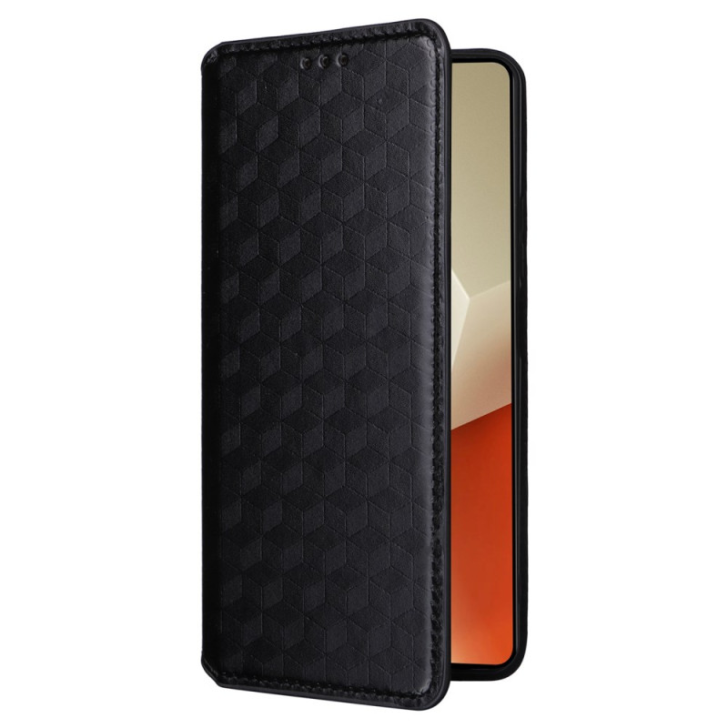 Flip Cover Xiaomi Redmi Note 13 5G kuutiot 3D