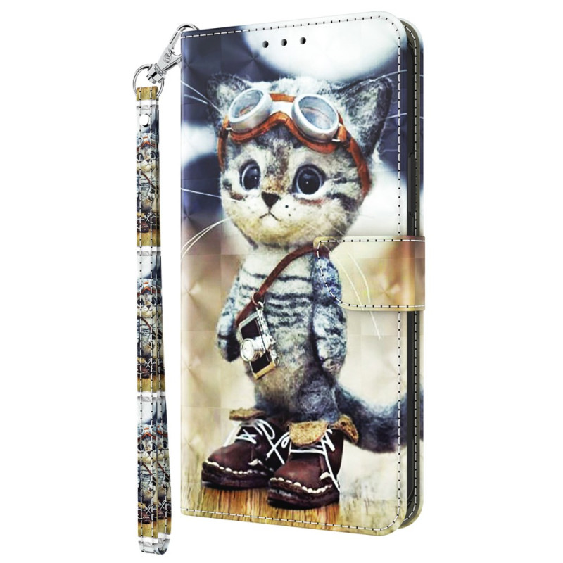 Suojakuori
 Samsung Galaxy A05s Aviator kissa kantolenkki
lla