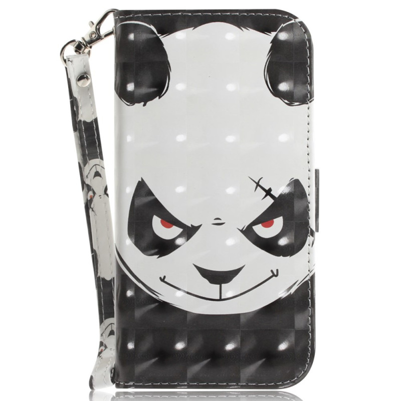 Samsung Galaxy A05s Angry Panda kantolenkki
 suojakotelo
