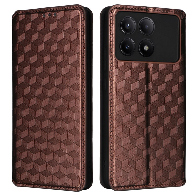 Flip Cover Poco X6 Pro 5G 3D-rombit