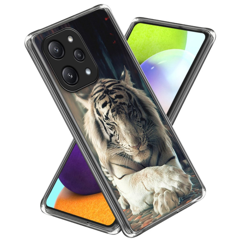 Xiaomi Redmi 12 5G / Poco M6 Pro 5G Tiger Suojakuori
 Valkoinen