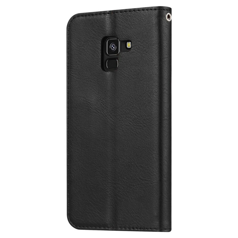 Flip Cover Samsung Galaxy A8 keinonahkainen korttikotelo