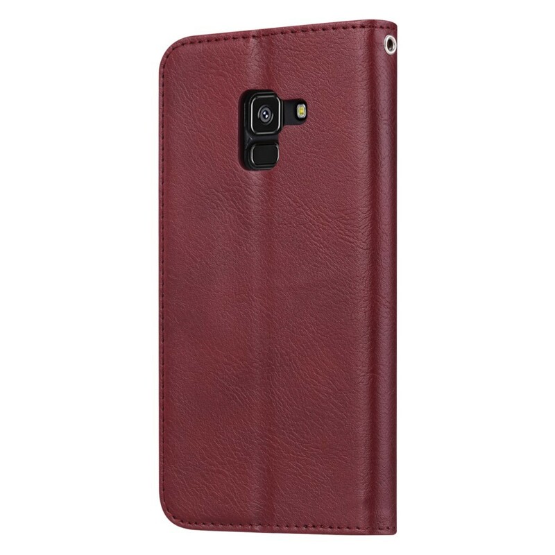 Flip Cover Samsung Galaxy A8 keinonahkainen korttikotelo