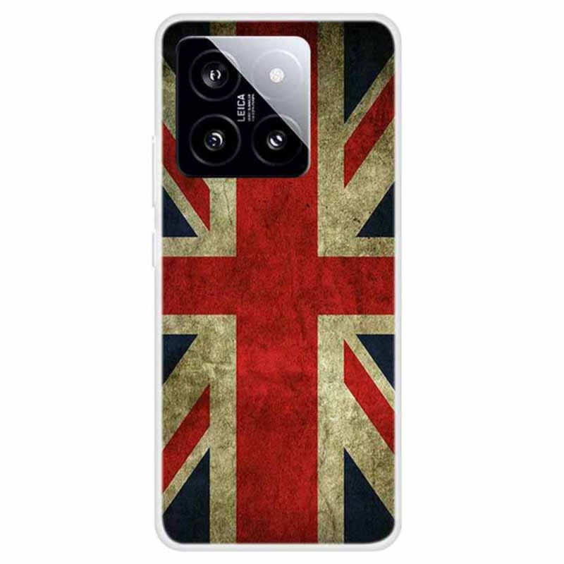 Xiaomi 14 Yhdistynyt kuningaskunta Flag Suojakuori
