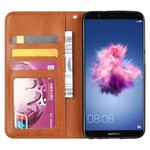 Flip Cover Huawei P Smart keinonahkainen korttikotelo