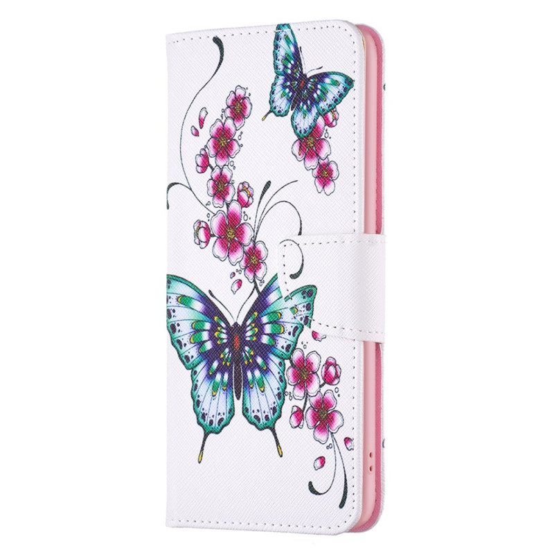 Xiaomi Redmi Note 13 4G Suojakuori
 Persikka Blossom ja perhosja
