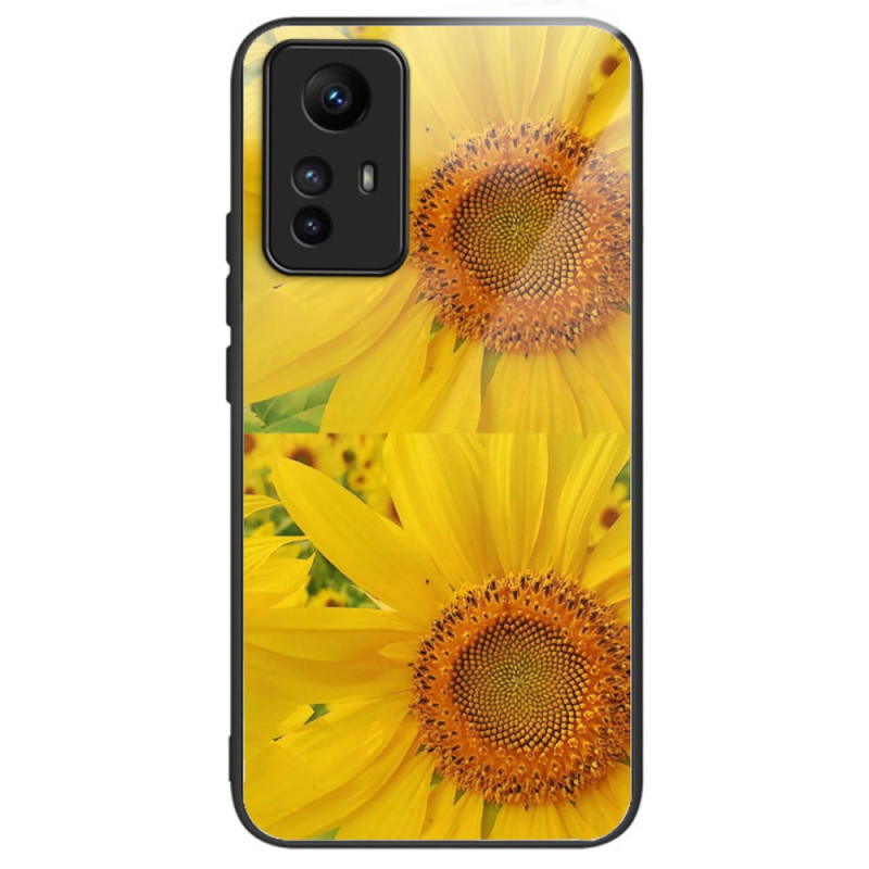 Xiaomi Redmi Note 12S auringonkukka panssarilasi
 suojakotelo
