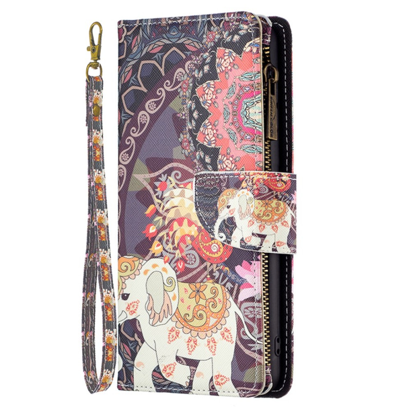 Xiaomi Redmi Note 12S lompakko suojakuori
 Tribal Elephant