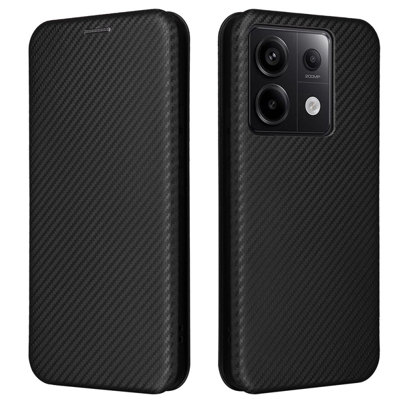 Flip Cover Xiaomi Redmi Note 13 Pro 5G / Poco X6 5G Hiilikuitukansi