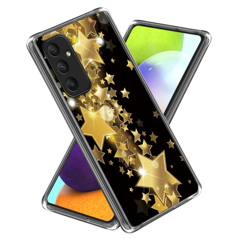 Samsung Galaxy A55 5G Gold Stars Suojakuori
