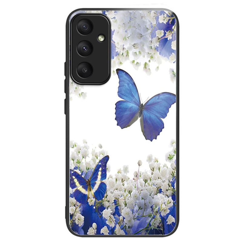 Samsung Galaxy A35 5G Kova suojalasi sininen perhosja
