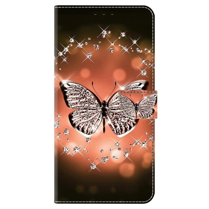 Samsung Galaxy A15 Crystal Perhonen
 Suojakuori
