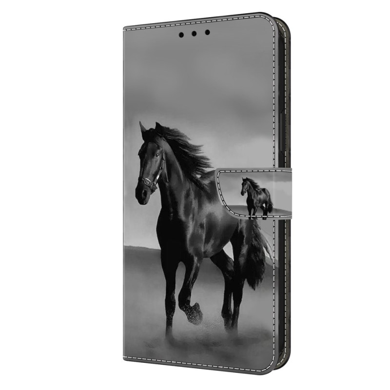 Housse Samsung Galaxy A15 5G / A15 Cheval Noir