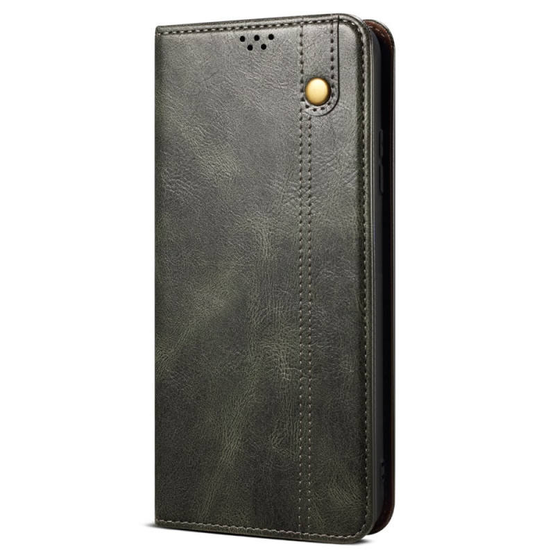 Flip Cover Samsung Galaxy A35 5G Tekonahka vahattu nahka