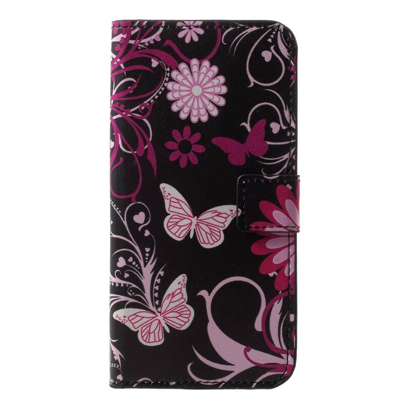 Huawei P20 Lite Case Perhoset ja kukat Huawei P20 Lite Case Perhoset ja kukat