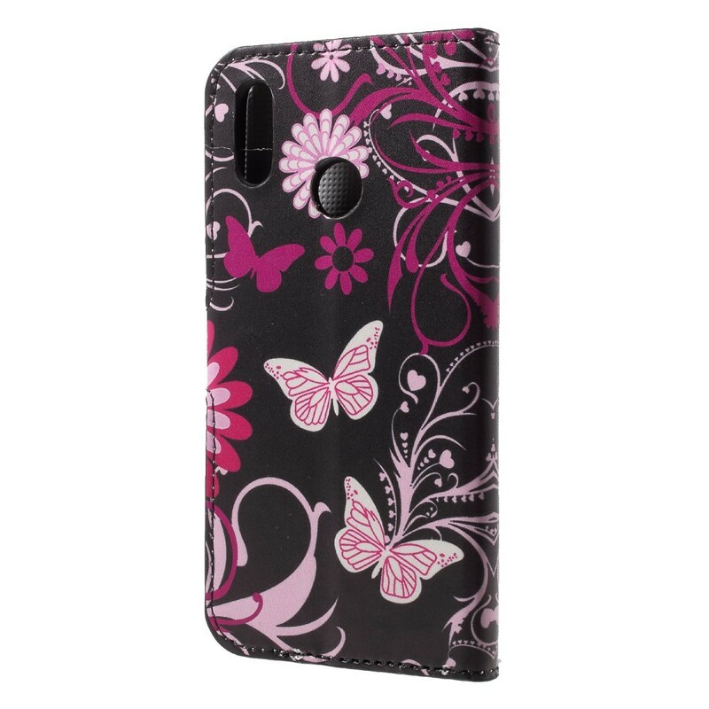 Huawei P20 Lite Case Perhoset ja kukat