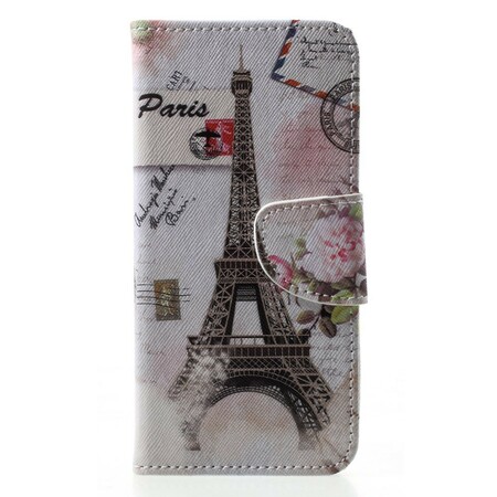 Huawei P20 Lite Retro Eiffel-tornin kotelo