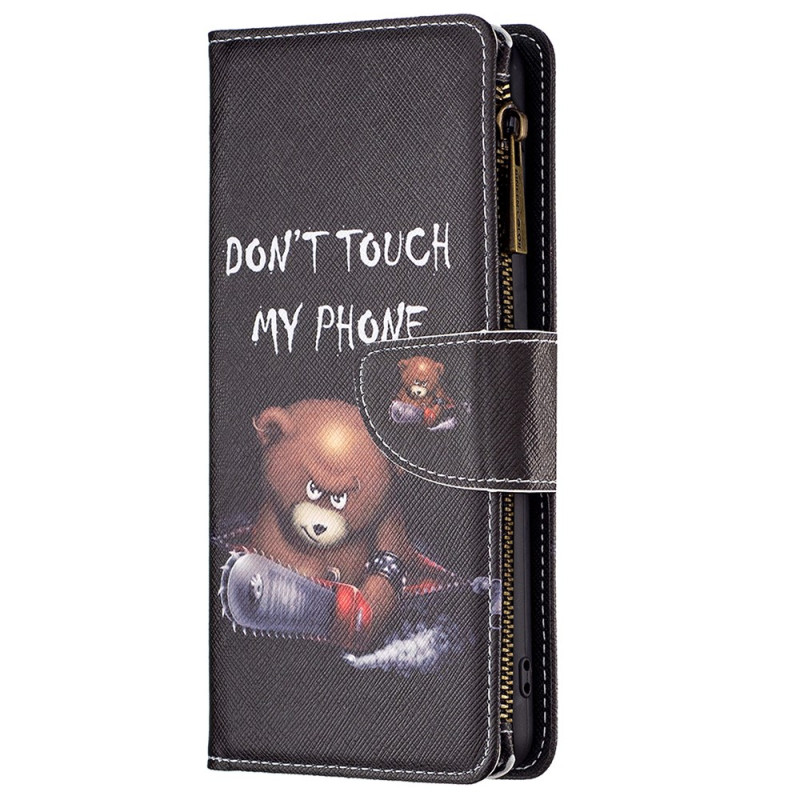 Suojakuori
 Xiaomi Redmi Note 13 Pro 4G / Poco M6 Pro 4G lompakko vaarallinen karhu kantolenkki
lla varustja
tuna