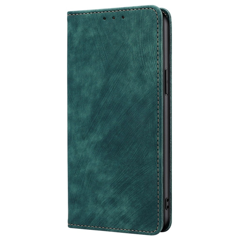 Flip Cover OnePlus 12 5G Mokkanahka Effect RFID-suojaus