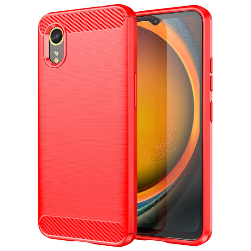 Samsung Galaxy Xcover 7 Harjattu hiilikuitu suojakuori