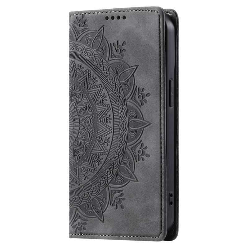 Flip Cover Xiaomi Redmi Note 13 Pro Plus 5G Mokkanahka Effect Mandala