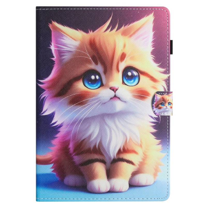 Samsung Galaxy Tab A11 / A9 Graafinen kissa suojakuori
