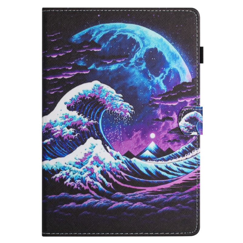 Samsung Galaxy Tab A11 / A9 Suojakuori Sea Waves (meriaallot)
