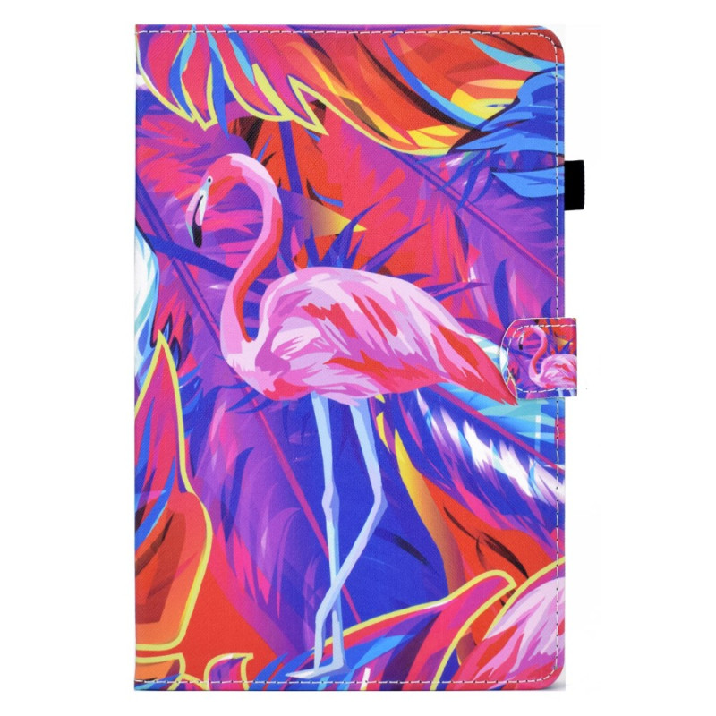 Samsung Galaxy Tab A11 / A9 Suojakuori Vaaleanpunainen Flamingo
