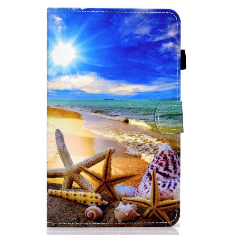 Samsung Galaxy Tab A11 / A9 Taivaansininen ja Beach Suojakuori
