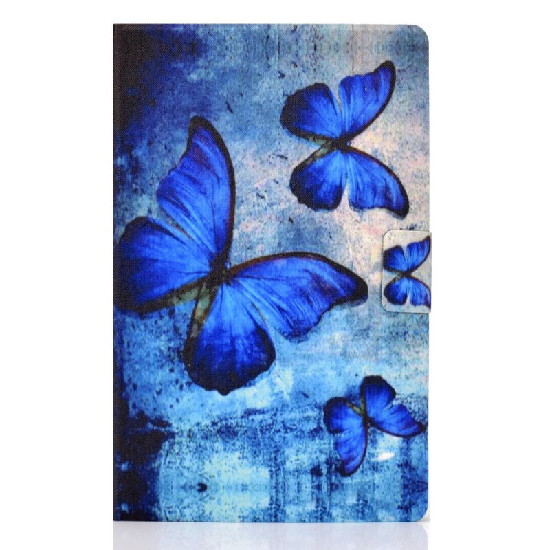 Samsung Galaxy Tab A9 akvarelli sininen perhosja
 Suojakuori
