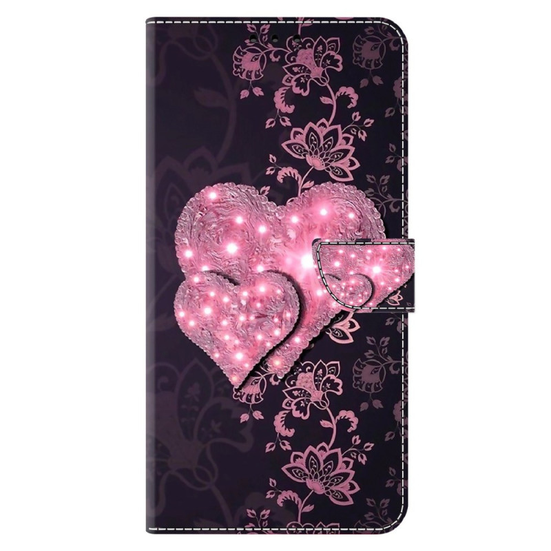 Xiaomi Redmi Note 13 4G Lace Hearts Suojakuori
