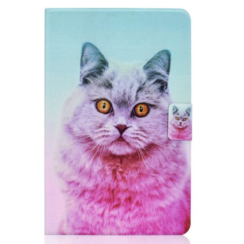 Samsung Galaxy Tab S8 / S7 Suojakuori
 vaaleanpunainen kissa