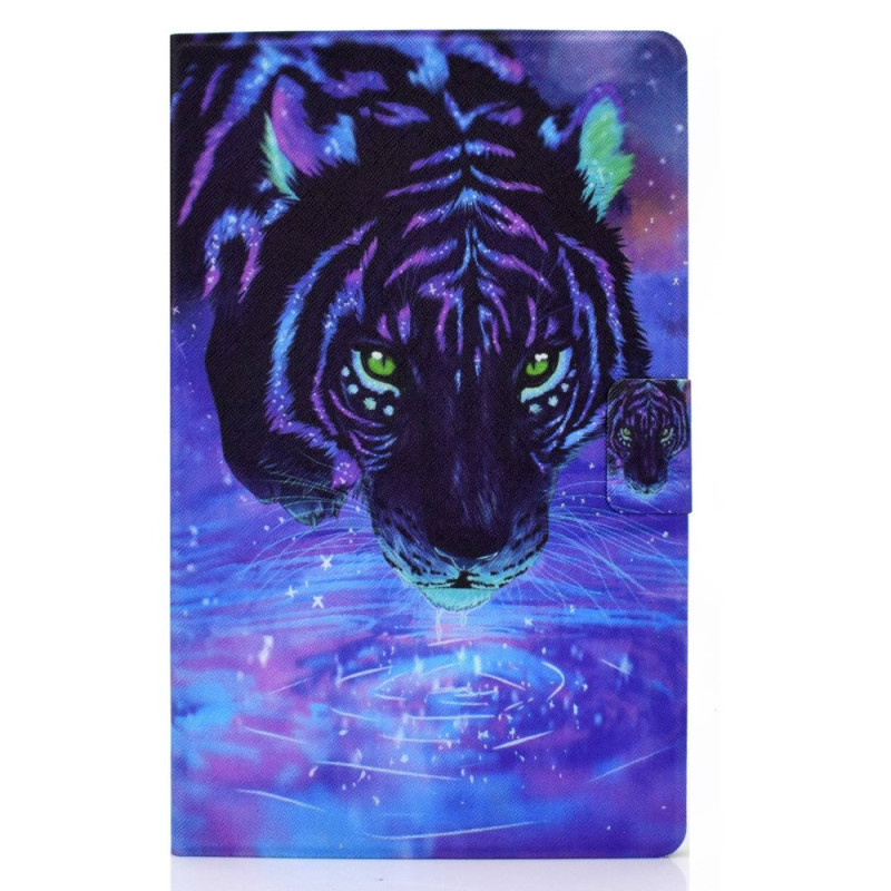 Samsung Galaxy Tab S8 / S7 violetti Tiger Suojakuori
