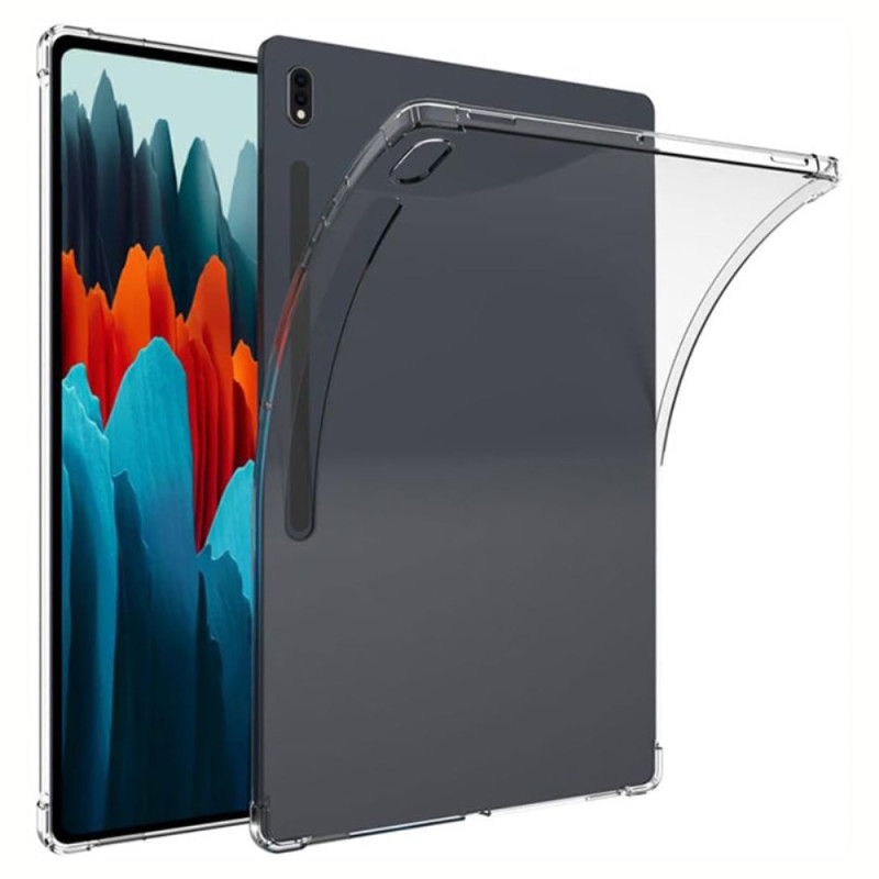 Samsung Galaxy Tab S8 Plus / S7 Plus / S7 FE läpinäkyvä suojakuori
 Vahvistetut kulmat