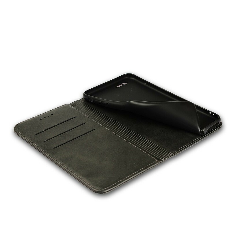 Flip Cover iPhone 8 Plus / 7 Plus Premium keinonahkainen ompeleet