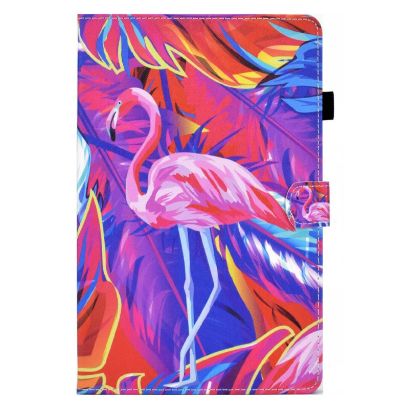 Samsung Galaxy Tab A8 Suojakuori
 (2022) / (2021) Vaaleanpunainen Flamingo