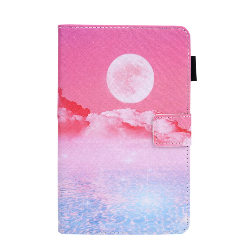 Samsung Galaxy Tab A 8.0 suojakuori
 (2019) Pink Moon - vaaleanpunainen kuu