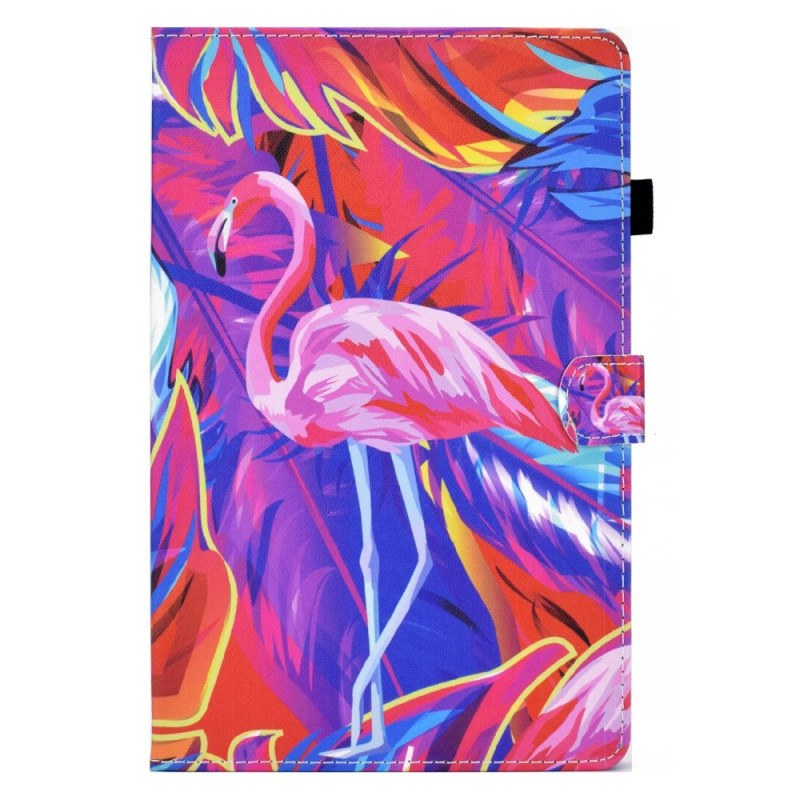 Samsung Galaxy Tab A7 suojakuori
 (2022) / (2020) Flamingo Pink Graphic (vaaleanpunainen)