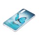 Huawei P20 Butterfly Case Sininen fluoresoiva