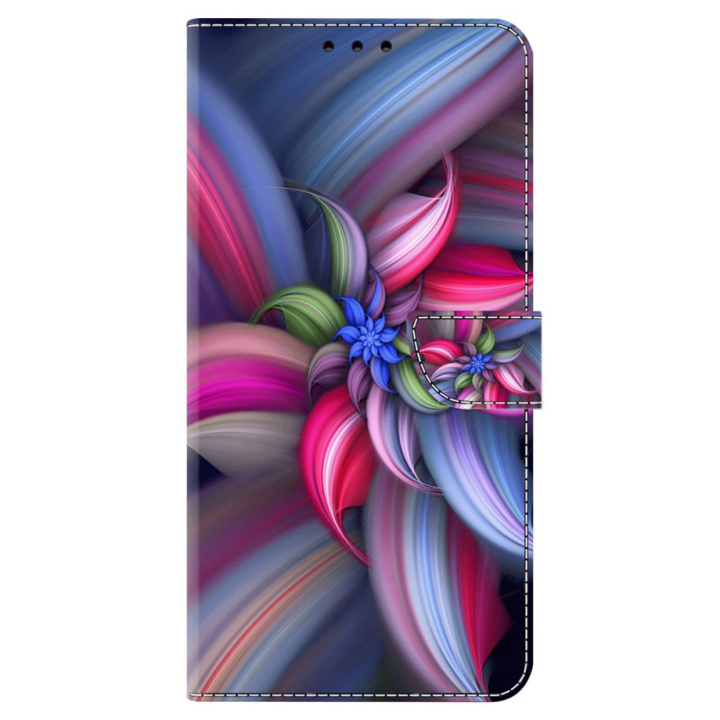 Honor Magic 6 Lite / X9b Cover Värilliset kukat