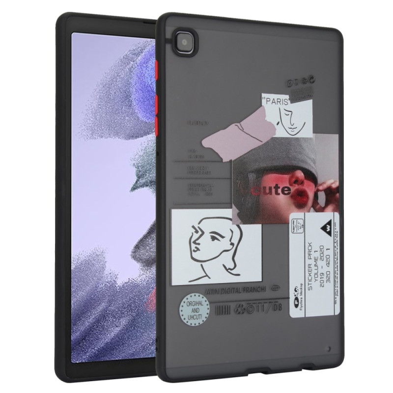 Samsung Galaxy Tab A7 Lite Cover Pretty Lady