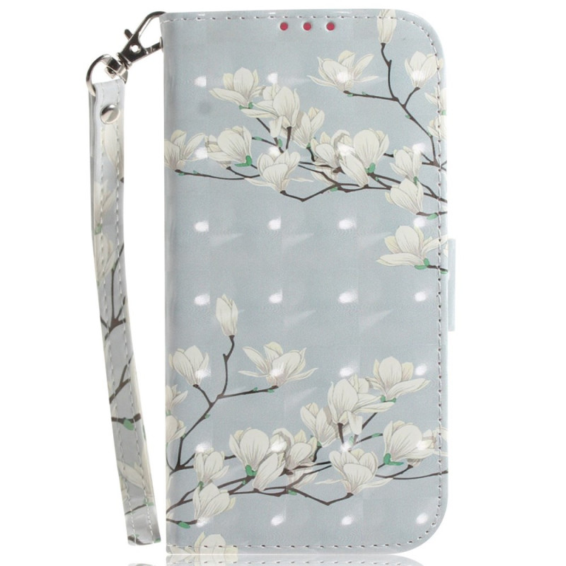 Suojakuori
 Oppo A57 4G / 5G / A57s / Realme Narzo 50 5G Magnolias, jossa on kantolenkki
