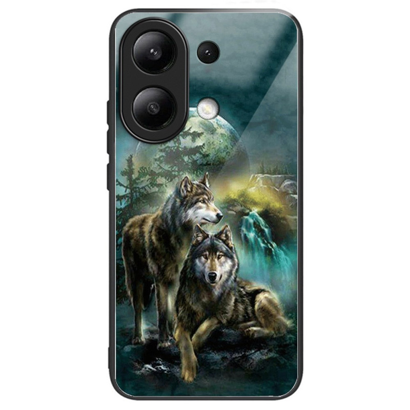 Xiaomi Redmi Note 13 4G panssarilasi
 suojakuori
 Motif Wolves