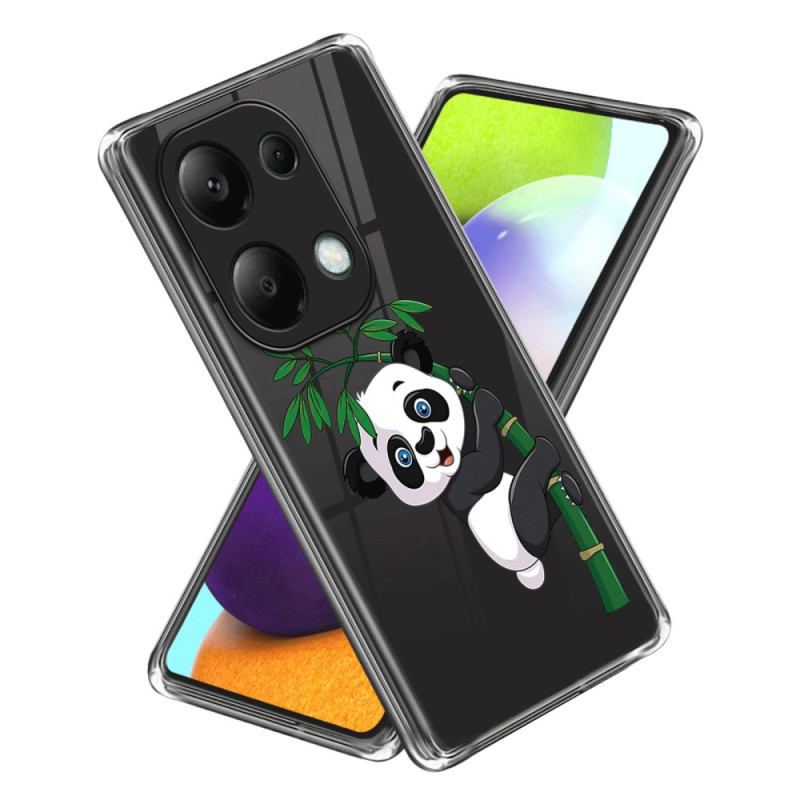 Xiaomi Redmi Note 13 Pro 4G / Poco M6 Pro 4G Panda ja bambu suojakuori
