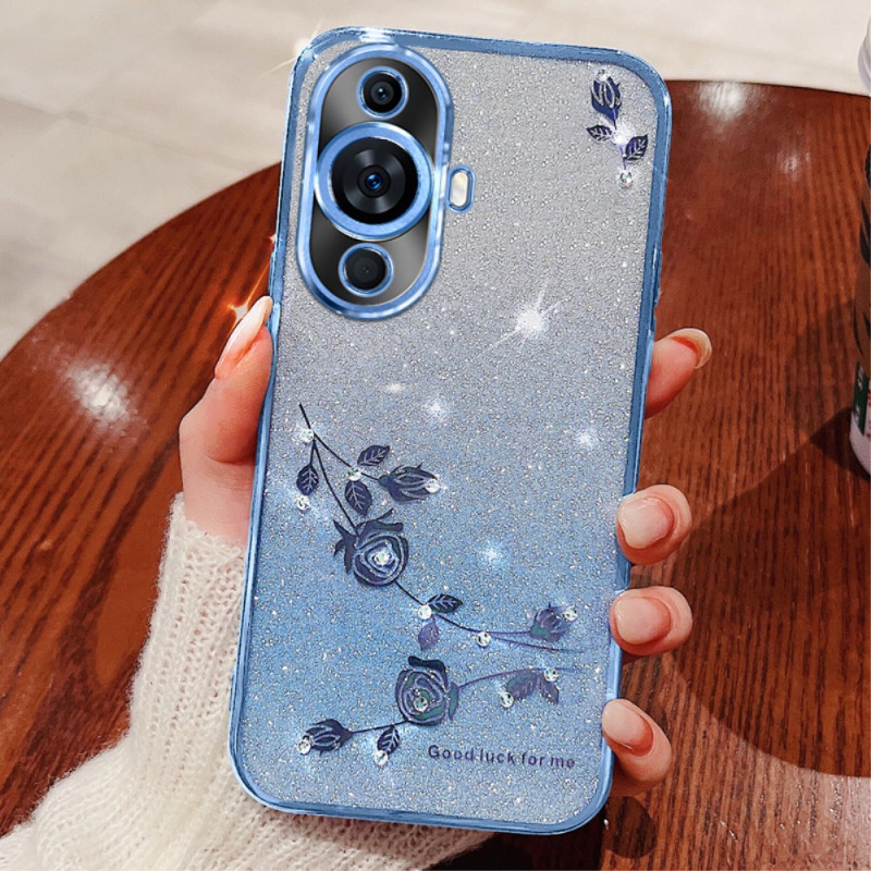 Huawei Nova 12S Kukka ja Strass Suojakuori
