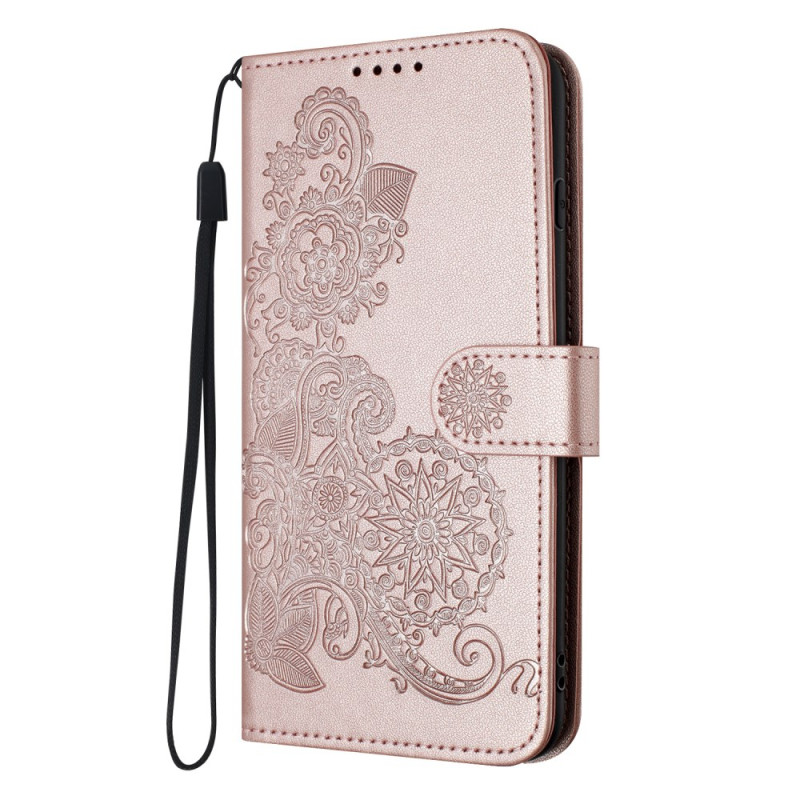 Oppo A79 5G Auringonkukka Lace kantolenkki
 suojakotelo
