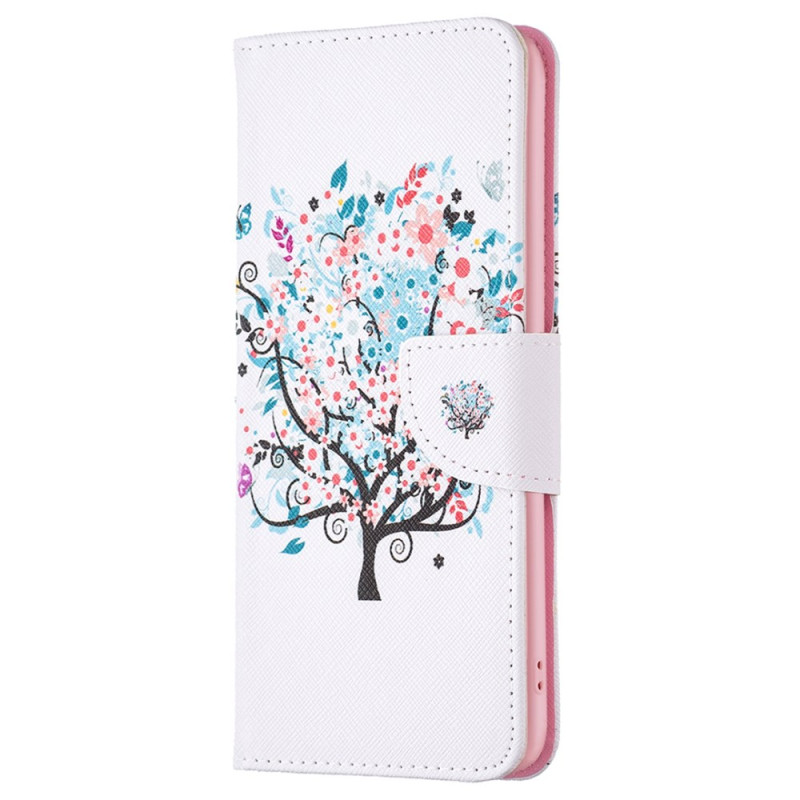 Oppo A38 Flowered Puu
 suojakotelo
